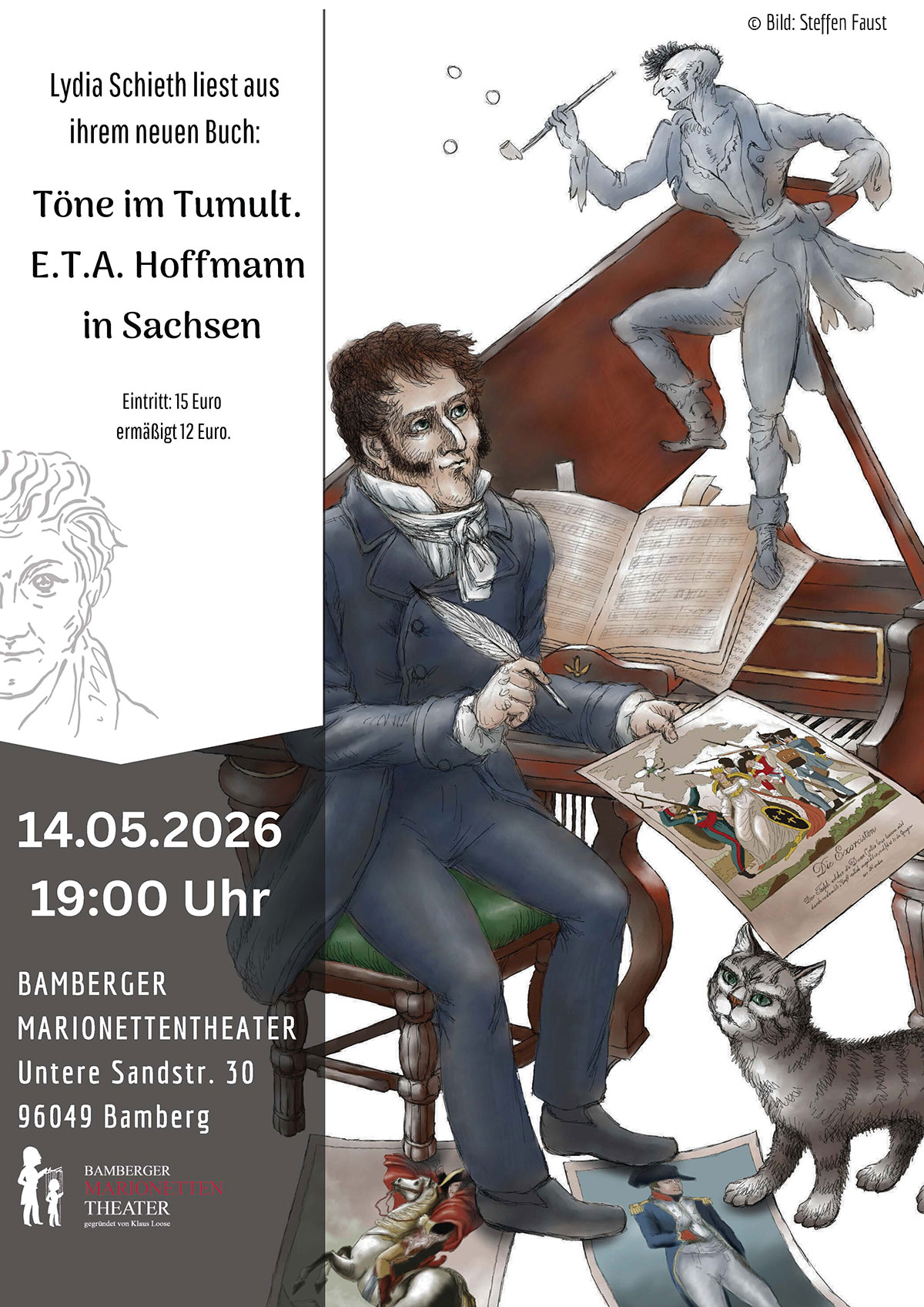 Lesung: Töne im Tumult. E. T. A. Hoffmann in Sachsen